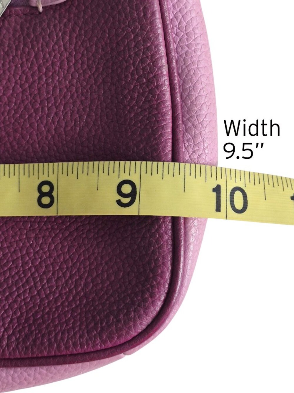 COACH Nolita Wristlet 24 in Purple Pink Colorblock Leather Purse Small Satchel - Picture 9 of 16